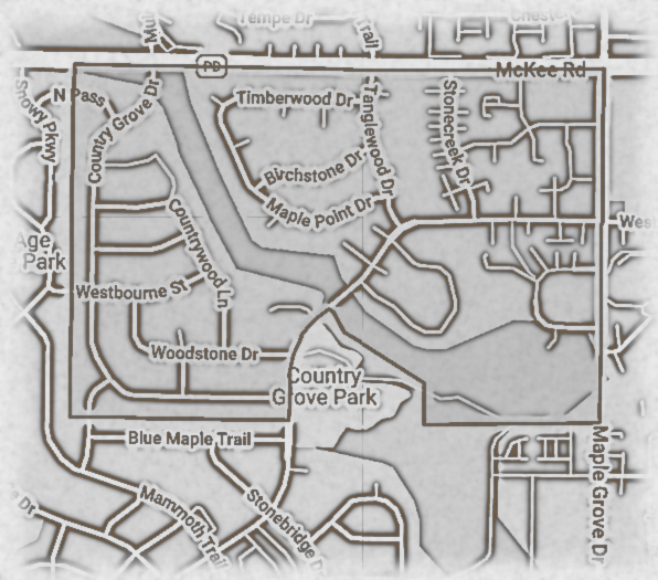 House Cleaning in the Country Grove Neighborhood