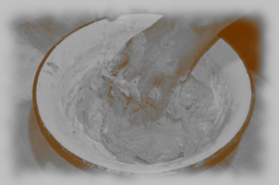 Image of yeast batter in pan.